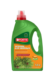 Жидкое комплексное удобрение Bona Forte осеннее для хвойных (1,5 л) 