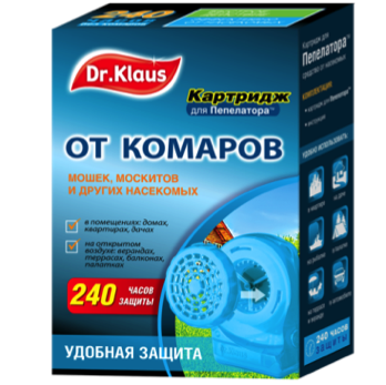 Запасной блок (картридж) к пепелатору от комаров Dr. Klaus