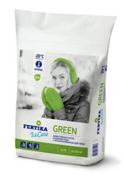 Противогололёдный реагент IceCare Green (10 кг)