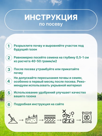 Клевер белый ползучий, 10 кг Клевер белый ползучий, 10 кг