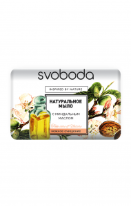 Мыло натуральное SVOBODA увлажняющее с миндальным маслом, 100 г