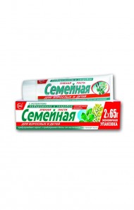 Паста зубная "Семейная" с экстрактом подорожника и зверобоя, 130 г (СВОБОДА) Паста зубная "Семейная" с экстрактом подорожника и зверобоя, 130 г (СВОБОДА)