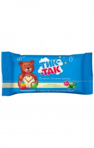 Салфетки влажные детские "ТИК-ТАК" с экстрактом алоэ, Д-пантенолом, витаминами F и Е, 60 шт (Свобода)