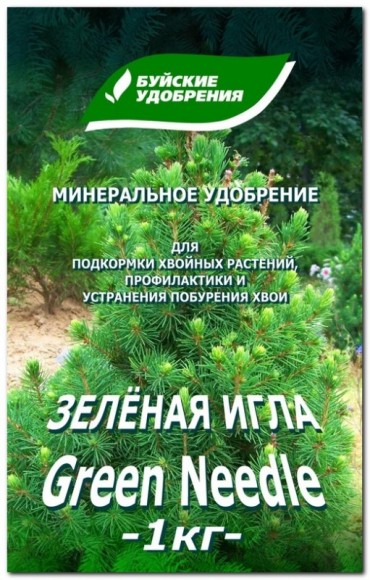 Минеральное удобрение от побурения хвои Зеленая Игла (1 кг)