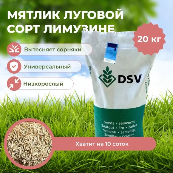 Мятлик луговой Лимузине (20 кг)