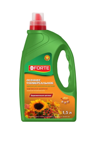 Жидкое комплексное удобрение Bona Forte Универсальное осеннее, 1,5л